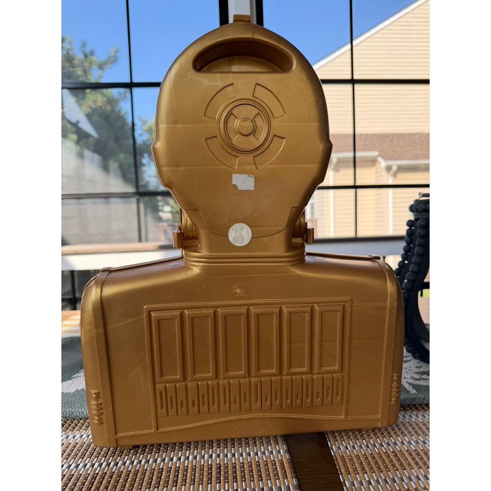 VTG 1983 Star Wars C-3PO Action Figure Carrying Case Gold Kenner Bust Storage - Picture 6 of 17
